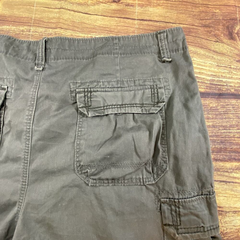 Y2K Unionbay Men's Cargo Shorts Size 46 Gray Stretch Cotton Hiking Casual Skate - Picture 10 of 10